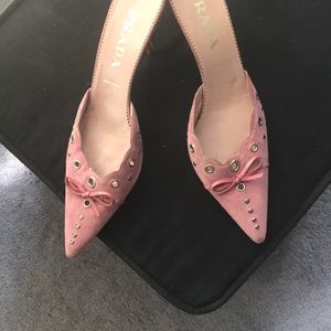 Pink Prada Slides